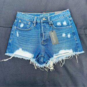 Lincoln Outfitters Denim Cut‎ Off High Rise/ Button Fly Shorts Women’s Size 4